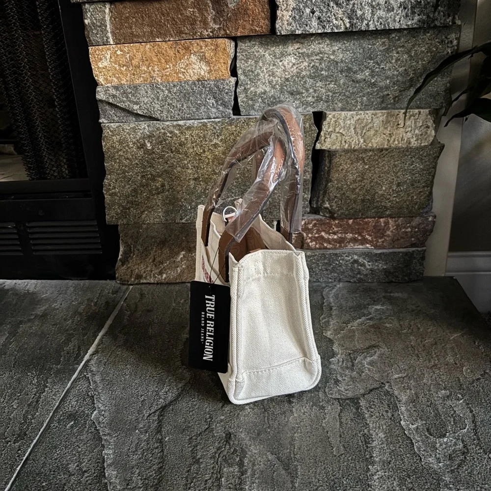 NWT True Religion Mini Tote Bag - Picture 4 of 10